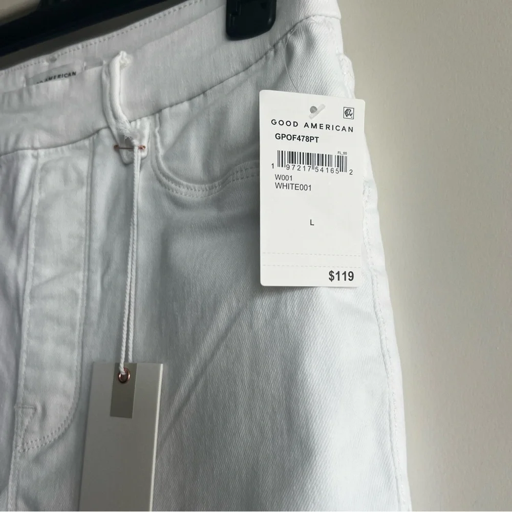 Good American Power Stretch Pull On Flare Jeans - Picture 3 of 8